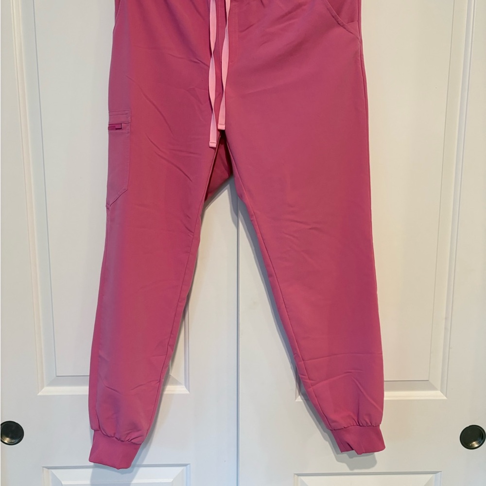 Figs F’ing Pink Jogger Bottoms L/T